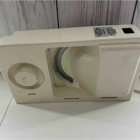 Vtg Krups Compact Slicer Countertop Model 355 Fold-up Food Slicer TESTED - Picture 1 of 3